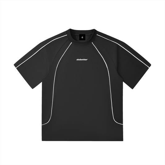 Contrast Stitch Raglan T-Shirt
